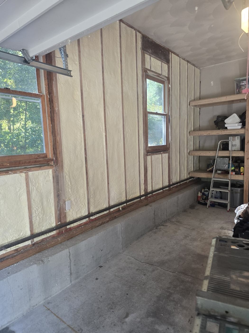 Spray Foam · Garage